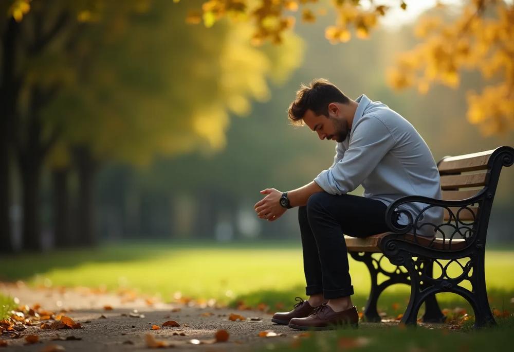 contemplative person