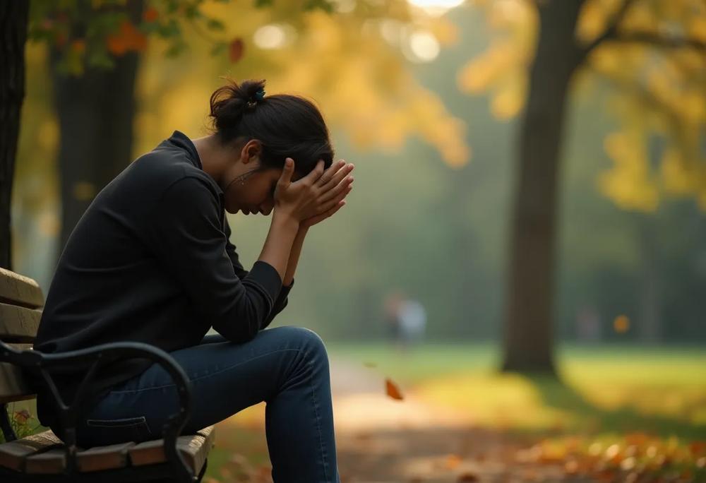contemplative person